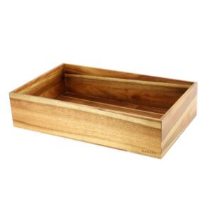 CT200 - 1/1 GN Acacia Wooden Crate