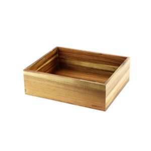 CT201 - 1/2 GN Acacia Wooden Crate