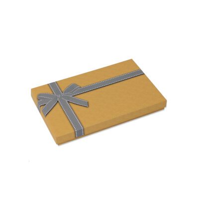 GP151 - 12 Letterbox Gift Boxes - Manilla & Grey