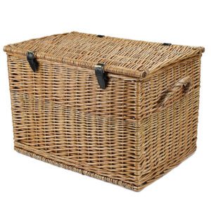 HA015 - 26 Inch Wicker Trunk Hamper