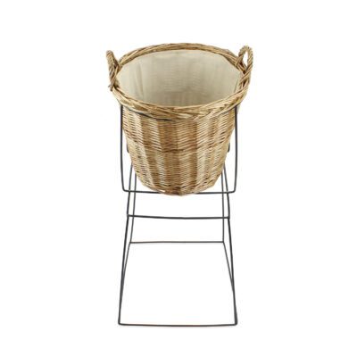 KT636 - Metal Display Stand with Basket - Front View