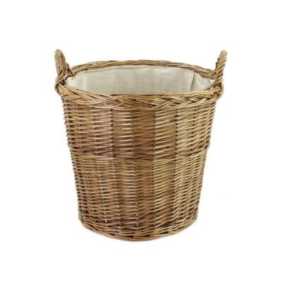 LG041 - Lined Wicker Storage Basket