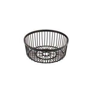 MT060 - Black Round Metal Basket