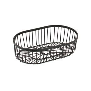 MT061 - Black Oval Metal Basket