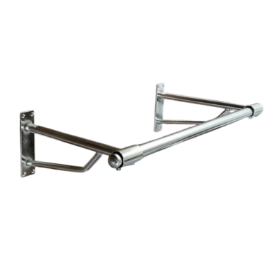 Wall Mounted Rail Set - 600mm - Chrome