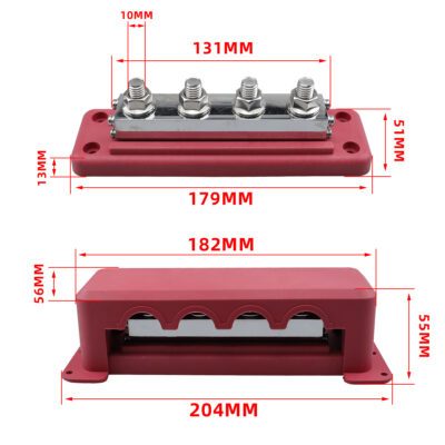 Skyenergi Busbar 600A 4 Stud - Negative 2