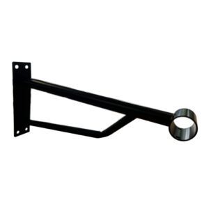 R157B - Wall Mount Projection Bracket for 25mm Tube - Black