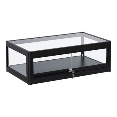 R2501B Counter Top Showcase - Black - Front Right View