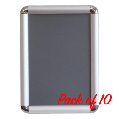 R200 - A4 Round Corner Snap Frames - Pack of 10