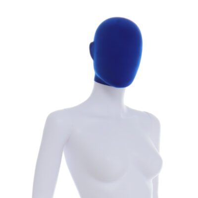 R355BP - Ladies Mannequin with Blue Pile Head