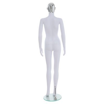 R355CH - Ladies Mannequin with Chrome Head - Back View