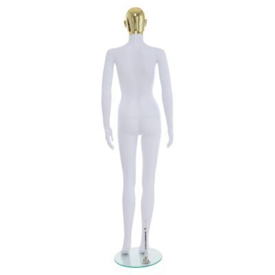 R355GD - Ladies Mannequin with Gold Head - Back View