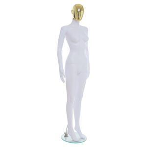 R355GD - Ladies Mannequin with Gold Head - Front Right View