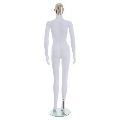 R355RG - Ladies Mannequin with Rose Gold Head - Back View